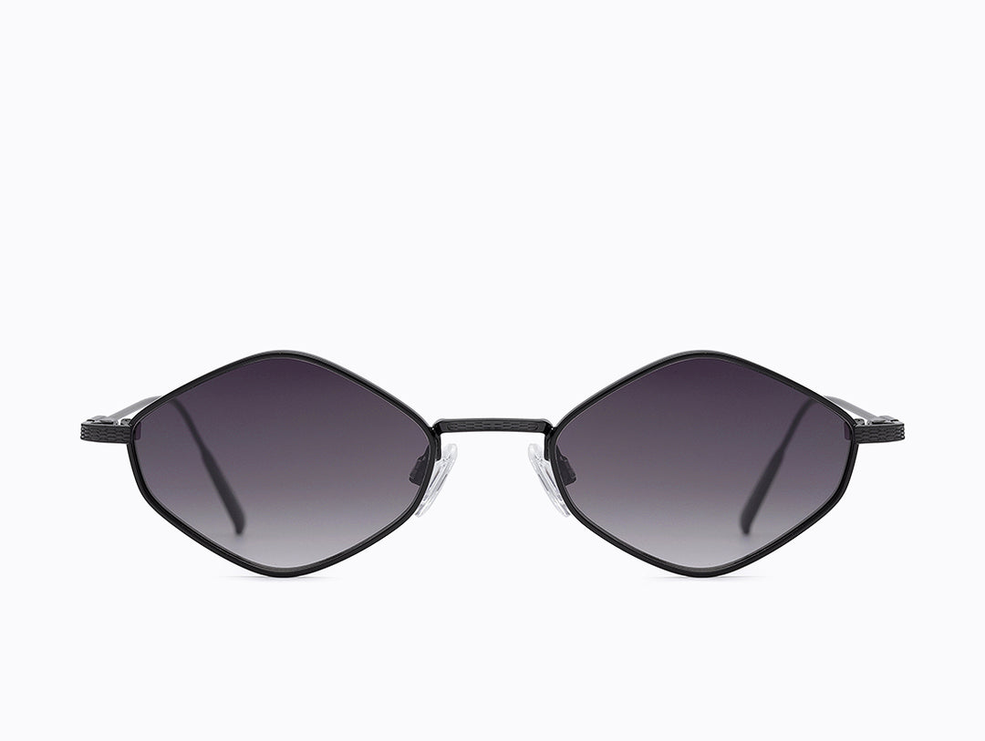 Carolina Lemke Black Oversized Hexagon Sunglasses Carolina Lemke Black Hexagonal Round Sunglasses - New w Box  main image 2