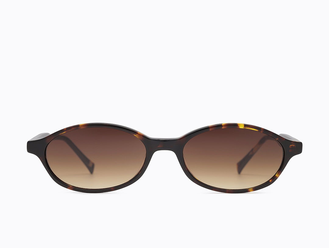 NEW Carolina Lemke Pax Demi Tortoiseshell Gold Accent Aviator Sunglasses CL9039 Carolina Lemke Berlin Paco Demi Round Sunglasses Tortoise  main image 3